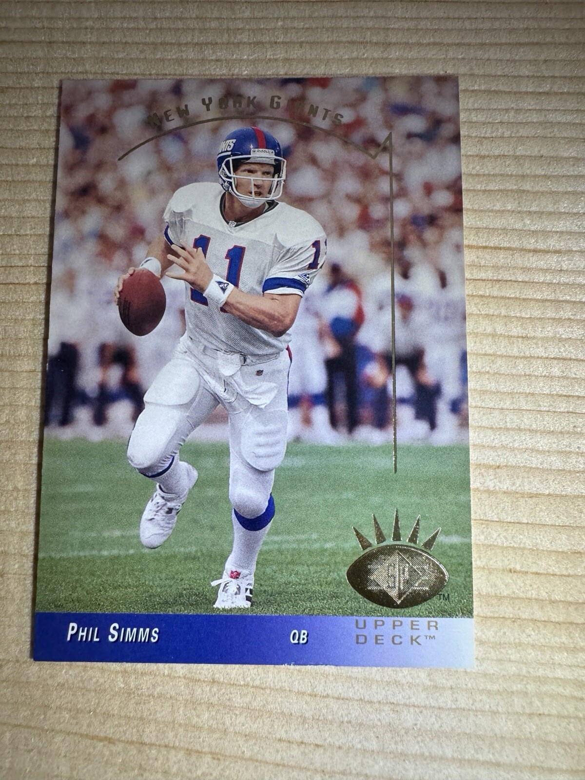 1993 UPPER DECK SP PHIL SIMMS #188 NEW YORK GIANTS