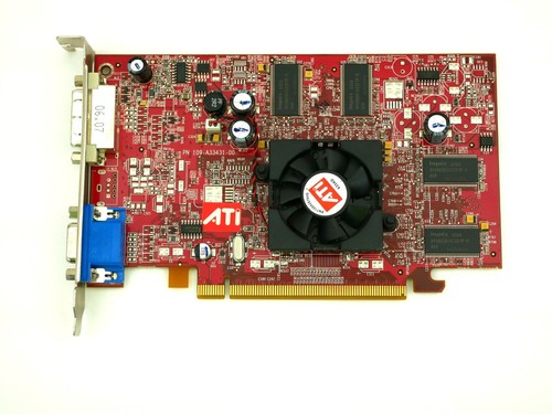 IBM AMD FireGL v3100 128MB PCIE x16 DVI VGA 102A3344002 13M8450 - Picture 2 of 4