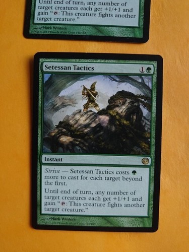 Setessan Tactics x2 Rare Instant JOURNEY INTO NYX . Magic The Gathering Card. - Picture 2 of 7