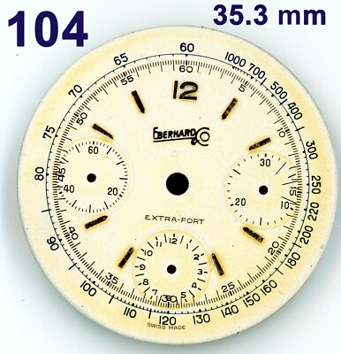 Dial for Eberhard Extra-Fort   35.3 mm Diameter