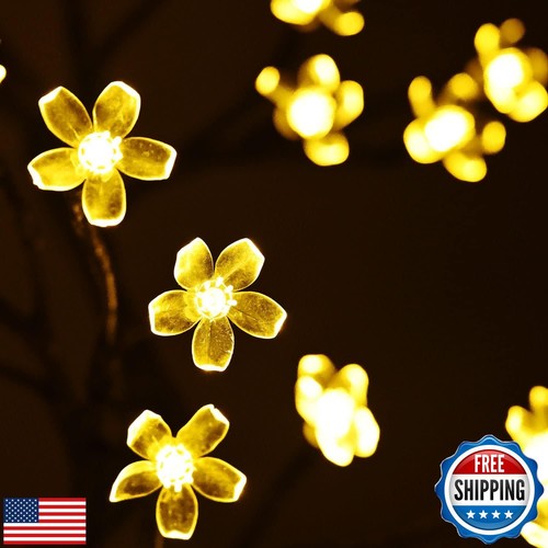 ZHOUDUIDUI Cherry Blossom Tree Light,17inch 40LED Lighted Tabletop Artificial - Picture 4 of 5