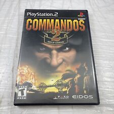 Commandos 2 Men Of Courage PS2 Sony Playstation 2 Game Complete With Manual