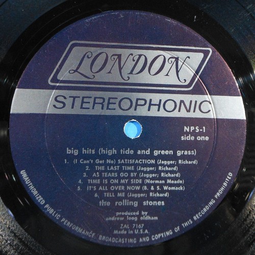 ROLLING STONES BIG HITS HIGH TIDE & GREEN GRASS LP 1966 NICE CONDITION VG/VG+!!B - Picture 8 of 10