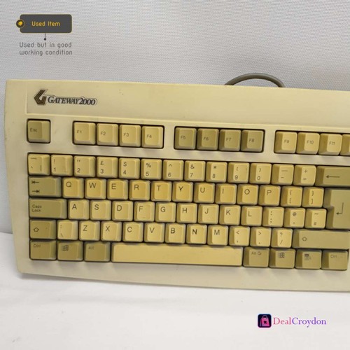 GATEWAY 2000 KEYBOARD 2196003 QWERTY MAXI-SWITCH WIRED KEYBOARD VINTAGE - Picture 2 of 6