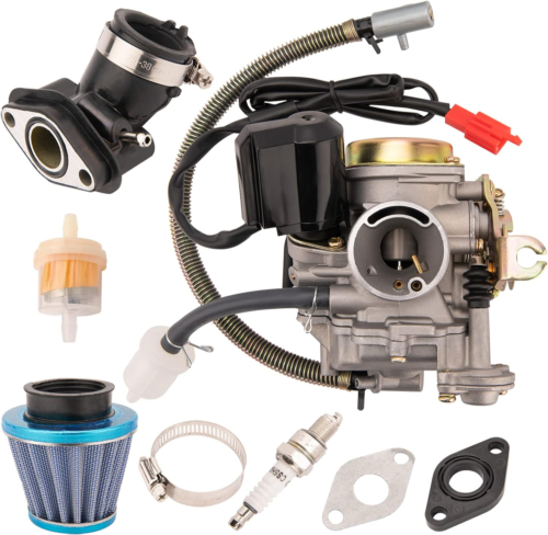 LOYPP 50CC Carburetor 4 Stroke GY6 High Performance 139QMB Carburetor for 49C...