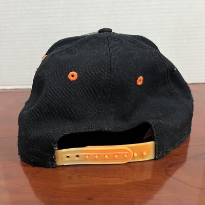 Nike Penny Hardaway Hat Cap Snap Back Adjustable Orange Black