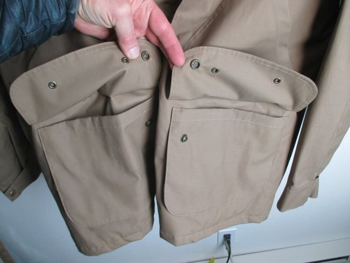 Browning Upland Jacket II Men sz XL Tan Hunting Made in Canada vtg & rare Brown - Picture 10 of 24