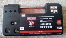 CRAFTSMAN V-SERIES Socket Set, Shallow SAE, 3/8 Inch Drive, 18 Piece CMMT45752V