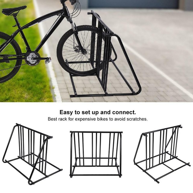 floor mounted bike rack