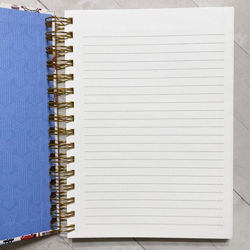 Flower Notebook Spiral Journal Hardcover 8.5" Colorful Floral - Picture 122 of 214