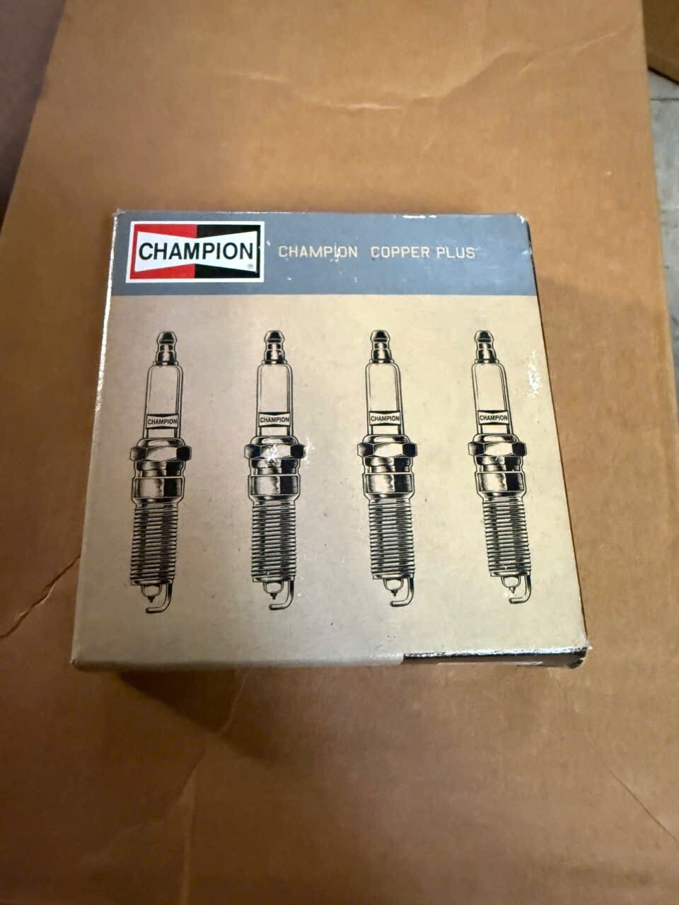 Spark Plug-Copper Plus Champion Spark Plug 818, Pack of 4