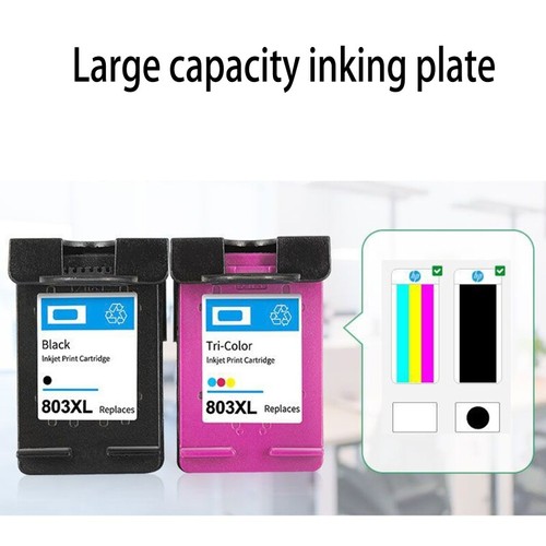 803 Ink Cartridge for 803XL for Deskjet 1112 2132 1110 2130 2621 Cartridges - Afbeelding 3 van 10