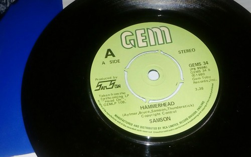 SAMSON - VICE VERSA / HAMMERHEAD  7" VINYL SINGLE UK GEMS 34  bruce dickinson  - Bild 3 von 7