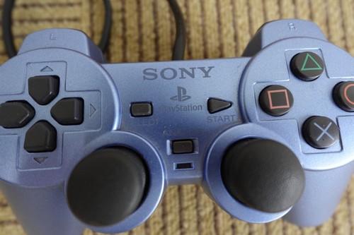 PS2 AQUA BLUE DUALSHOCK2 Analog Controller SCPH-10010 Playstation Maintained 802 - Picture 6 of 18