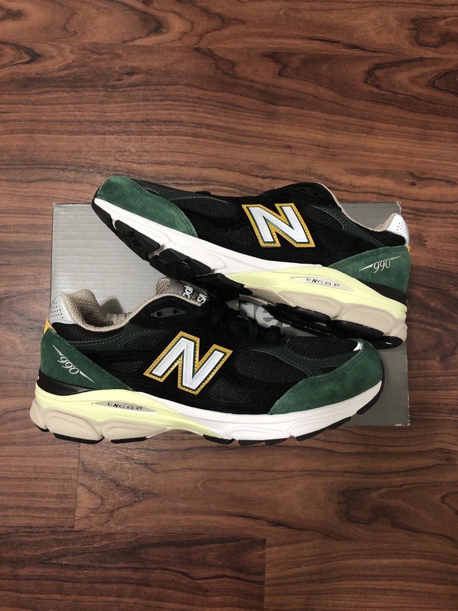 New Balance 990v3 'Black Green Yellow' Men's 8 US [M990CP3 New Balance 990v3 'Black Green Yellow' Men's 8 US [M990CP3