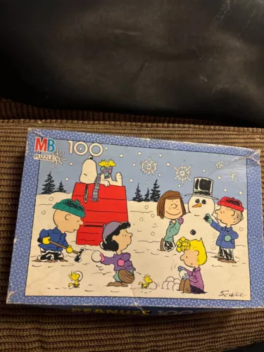 1966 Schulz Milton Bradley Charlie Brown 100 piece puzzle