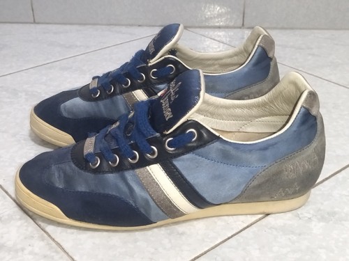 Sneakersa Serafini Luxury n.37 donna Pelle / Nylon Plateau 3 cm Made In Italy - Foto 11 di 14