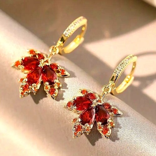 Fashion Earrings Women Christmas Red Series Elegant Boho Jewelry Colorful Gift - Picture 8 of 122