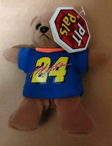 Jeff Gordon #24 Pit Pals Small Plush Bean Bag Bear 5” With Tags - Picture 6 of 6