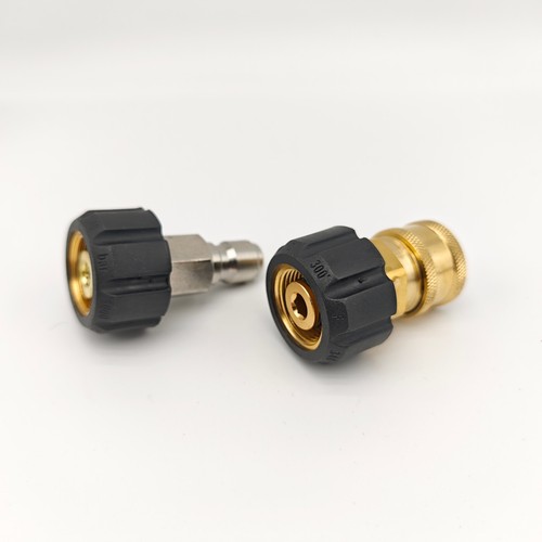 Set adattatore tubo idropulitrice da M22 a 3/8 attacco rapido per tubo idropulitrice - Foto 6 di 10