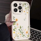 Floral Phone Case For iPhone 16 15 Pro Max 14 13 12 11 X 7 Shockproof Slim Cover