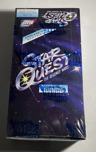 Star Quest The Regency Wars Booster Box Premier *Sealed* Comic Images 1995 - Picture 1 of 6