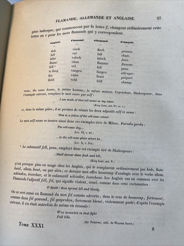 LANGUE - Les Analogies des langues Flamandes, Allemandes, Anglaises - Delfortrie - Imagen 11 de 17
