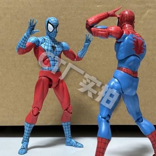 【Prevendita】 CT Toys Mafex n.190 Web-Man Comic Ver. Modellino Spider-Man 6" - Foto 8 di 19