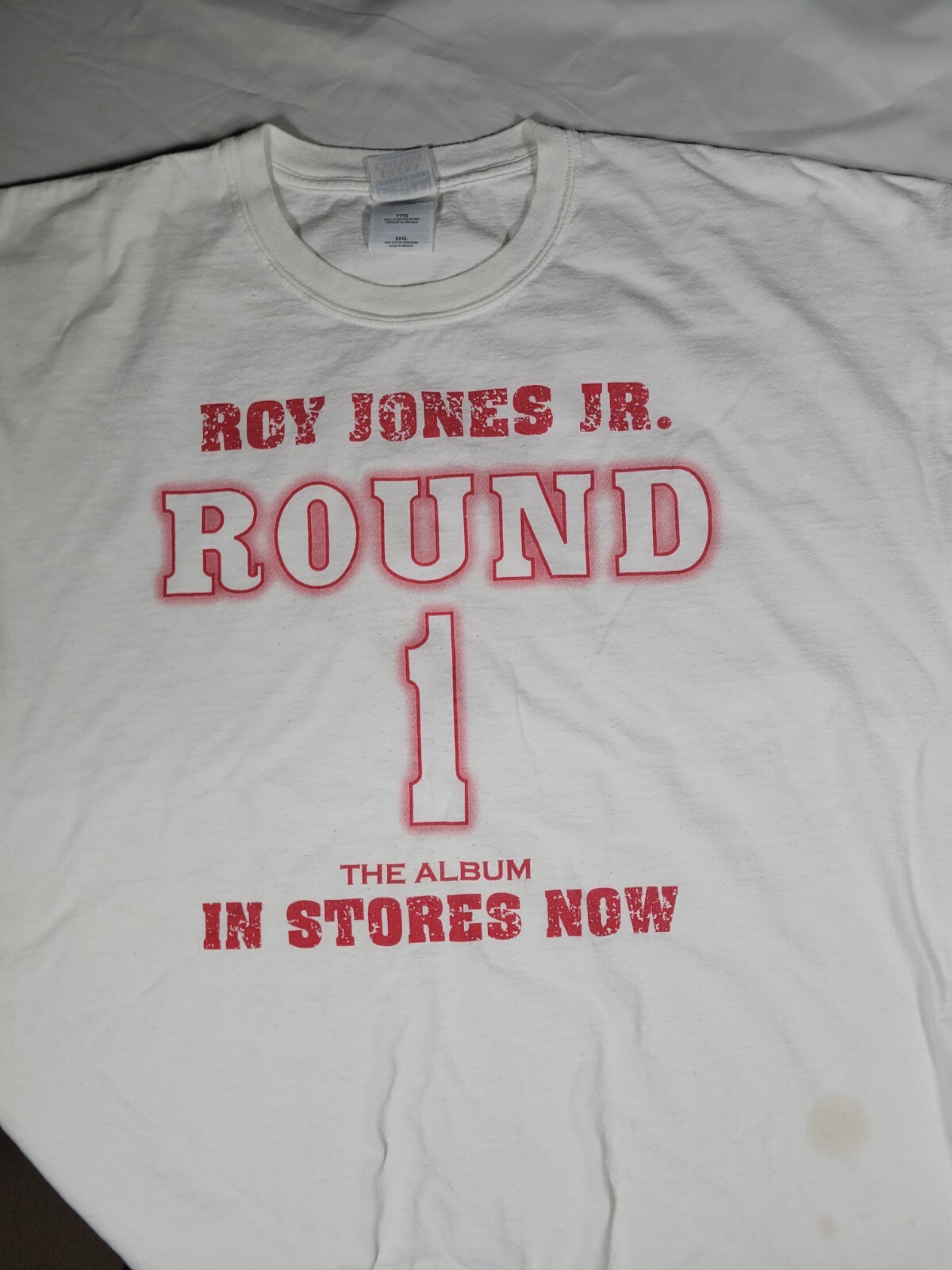 Vintage 2002 Roy Jones Jr Round One Boxing Shirt XXXL Ceasars Rap Album Tee  Hip