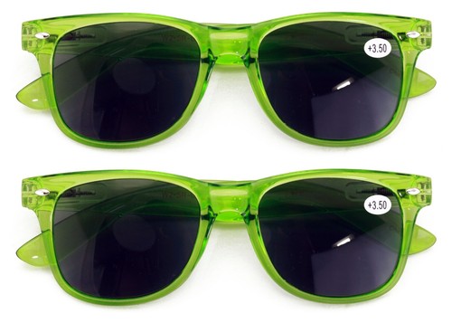 2 Pairs Outdoor Classic Comfortable Reading Glasses - Sunglasses - Not Bifocal - Picture 12 of 14