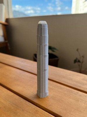 International Finance Centre (Hongkong) PLA 3D gedruckt