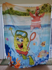 SpongeBob Squarepants,Patrick,Plank ton Blanket 84" L x 64" W