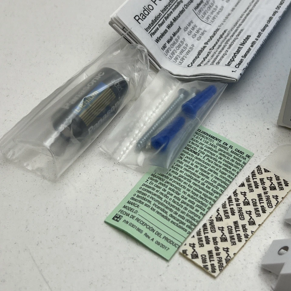 Lutron LRF2-VKLB-P-WH Corner Mount Infrared Wireless VACANCY Sensor 3V - Image 4 of 4