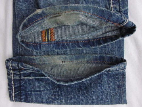 Jeans Rock Revival Richie Straight Fleur Flap Uomo Taglia 30 Medium Distressed 33 - Foto 5 di 12