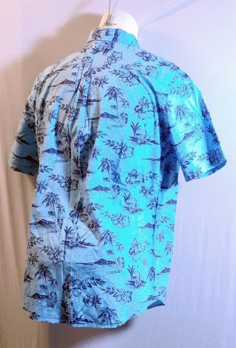 Chaps X-Large Aloha Hawaiian Button Front Shirt - Picture 6 of 8