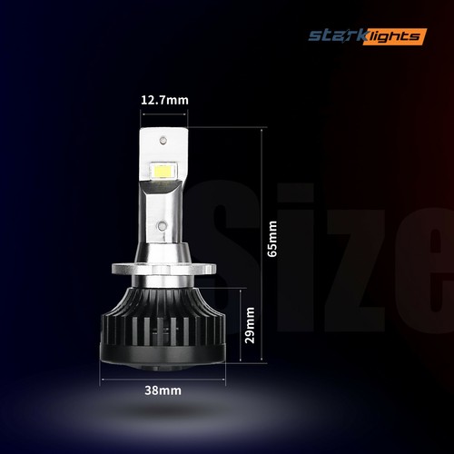 D2S D2R D2C LED White 8400LM Headlight for Factory HID Xenon Replacement Bulb 2x - Picture 8 of 9