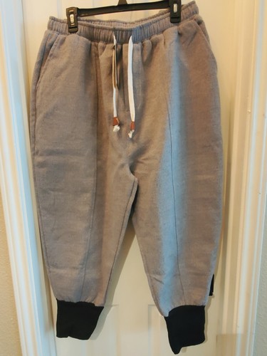New Fukai Wool Designer Joggers Urban Society Men's Joggers Grey Med - Picture 2 of 10