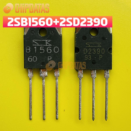 10pairs SANKEN 2SB1560/2SD2390 B1560/D2390 TO-3P - Picture 2 of 2
