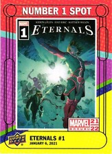 2021-22 Upper Deck Marvel Annual Card # N1S-9-Eternals