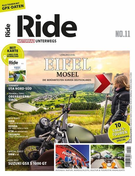 Thumbnail - Ride - Motorrad Unterwegs, No. 11 | 2021 | Deutsch