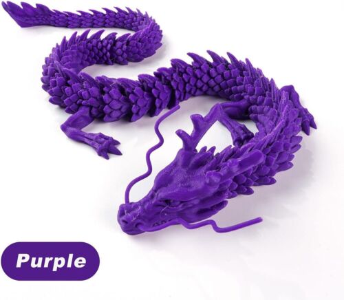 3D Printed Articulated Crystal Dragon Fidget Toys in Egg Home Office Toys Gift - Picture 20 of 55