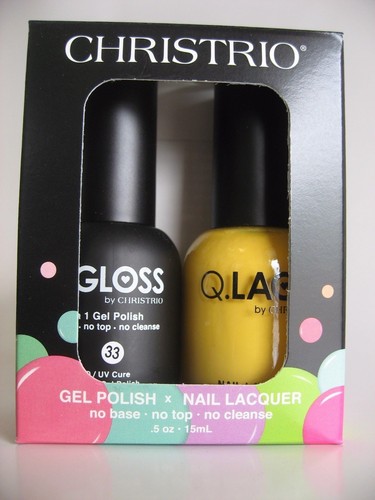 Q GLOSS Christrio Duo 3 IN 1 Soak-Off Gel w/Polish No Base, Top or Cleanse Pt 1 - Picture 32 of 54