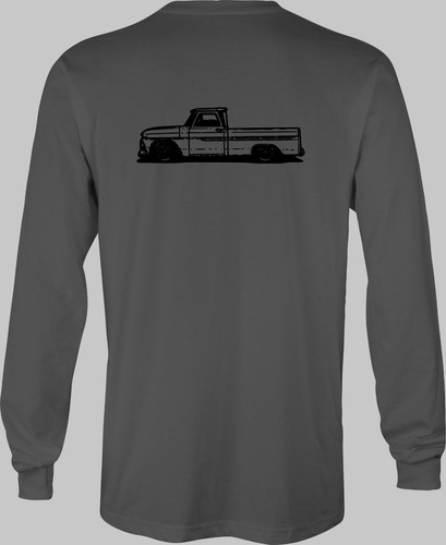 Chevrolet C-10 Shortbed 64-66 Retro LANGARM T-Shirt - Chevy - LKW - C10 - Bild 7 von 8