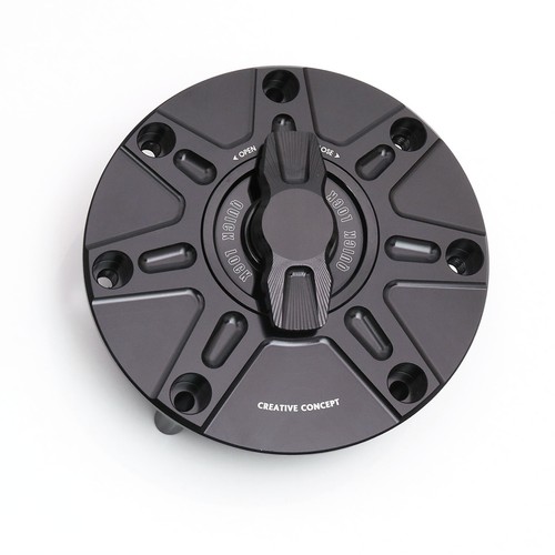 Black NIMBLE Motorcycle Quick Release Fuel Cap For CB 1000R 08-11 12 13 14 15 16 - Picture 3 of 6