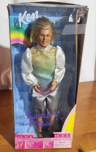 1999 Rainbow Prince Ken Barbie Mattel 26359 *Missing Crown ~ OVP - Bild 1 von 7