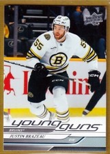 2024-25 Upper Deck Young Guns #222 Justin Brazeau RC - Boston Bruins