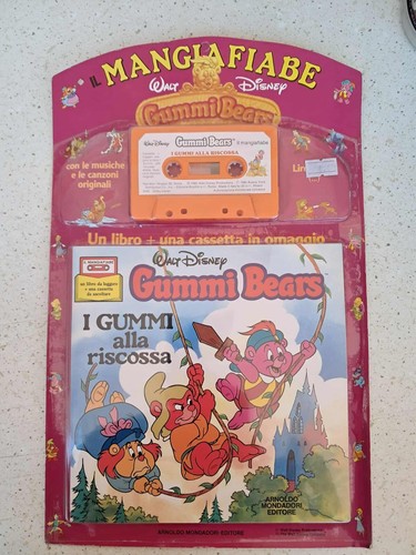IL MANGIAFIABE WALT DISNEY GUMMI BEARS ARNOLDO MONDADORI EDITORE 1985 SIGILLATO