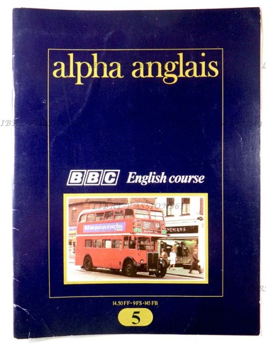 ALPHA ANGLAIS N°5, BBC ENGLISH COURSE, ÉDITIONS LAFFONT INTERNATIONAL, 1976 - Picture 1 of 9