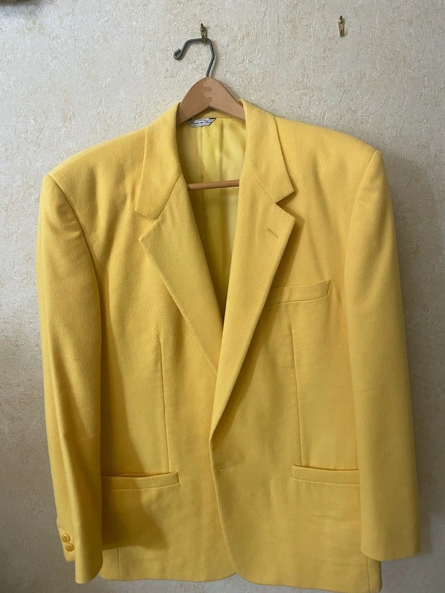 Mens yellow cheap sports jacket