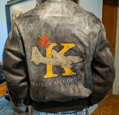Br Leather Type A-2 U.S. Army Air Force Flight Bomber Jacket